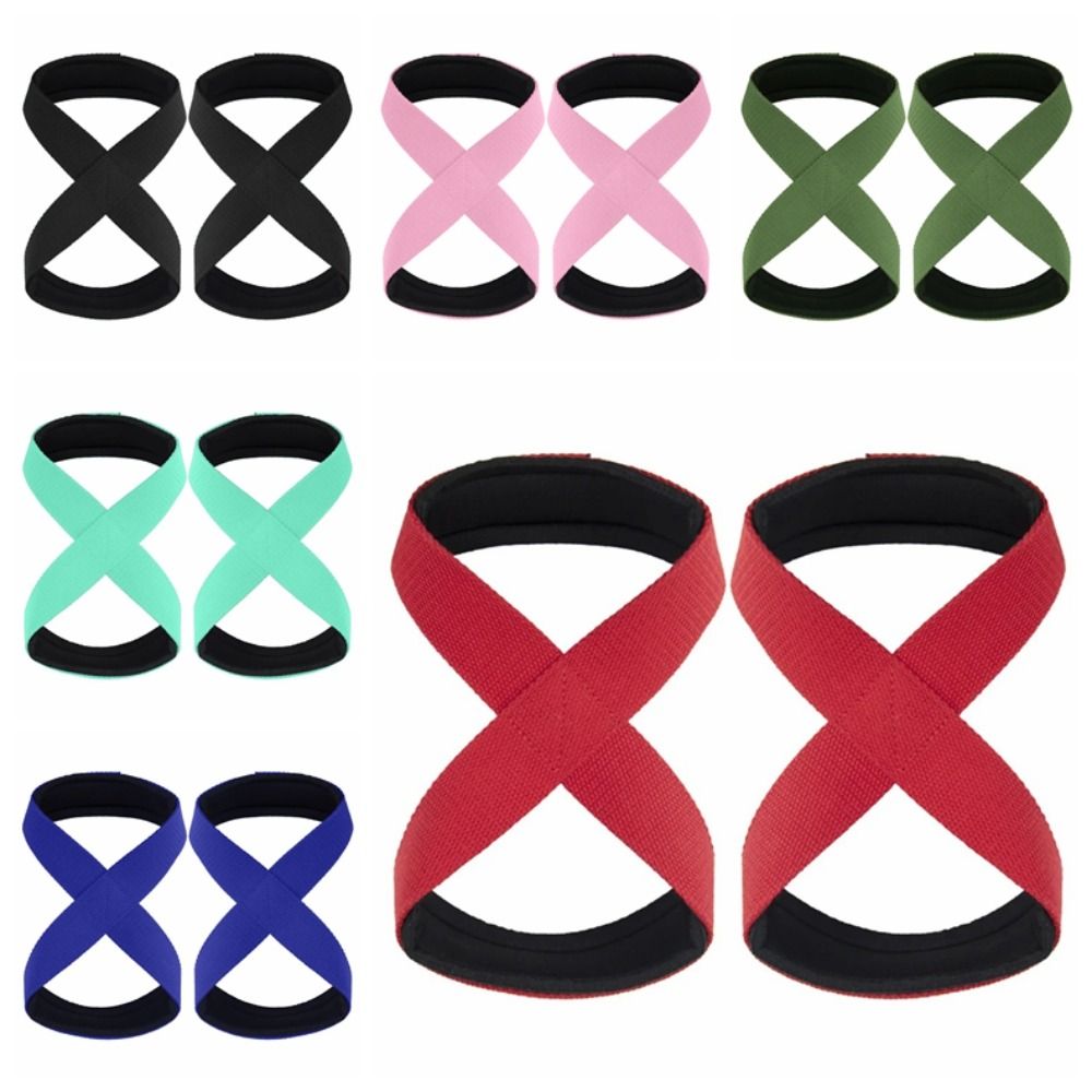 Wrist Wraps Weightlifting Support - 1쌍 새 폴리에스터 역도 손목 보호대