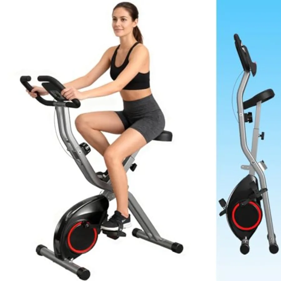 Exercise Bike Magnetic Resistance - 좁은 공간에 적합한 접이식 운동 자전거:
