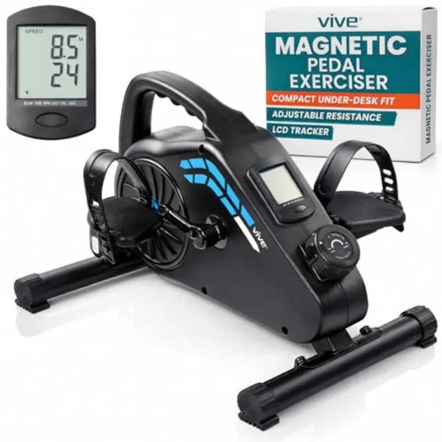 사무실이나 집에서 사용할 수 있는 데스크 밑 자전거 페 - Exercise Bike Magnetic Resistance 리뷰 및 가격