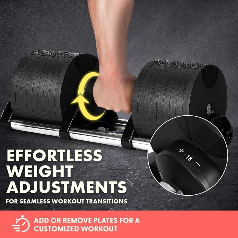 대형 피트니스 장비 70파운드 조절식 덤벨 세트 사용자 - Adjustable Dumbbell Pair 40Kg 리뷰 및 가격