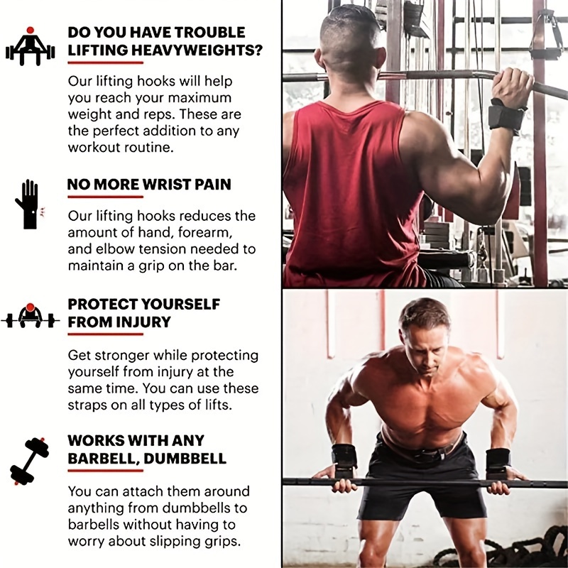 2pcs 피트니스 스쿼트, 역도, 풀업, 손목 밴드 후 - Wrist Wraps Weightlifting Support 리뷰 및 가격