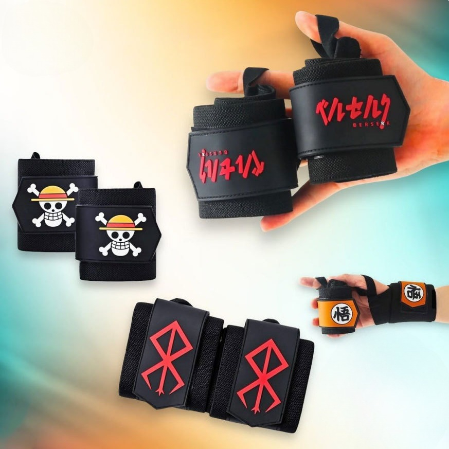 원피스 나루토 베르세르크 드래곤볼 데몬 슬레이어 헬스  - Wrist Wraps Weightlifting Support 리뷰 및 가격