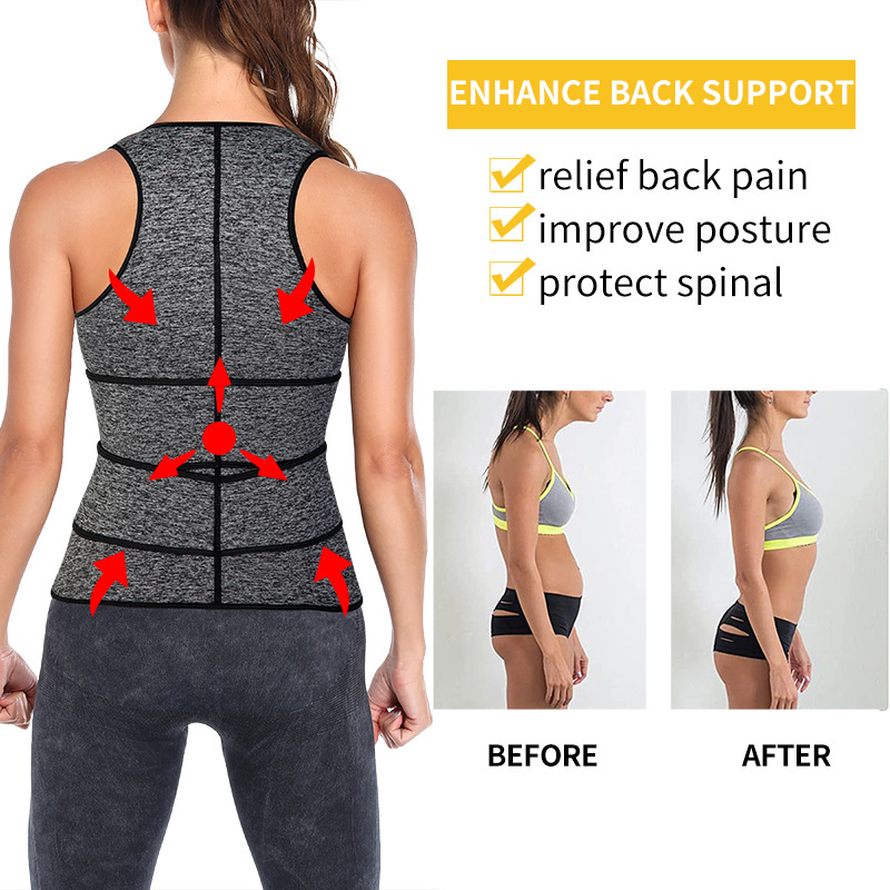 여성용 네오프렌 허리 트레이너 사우나 탑, 무게추 감량 - Sweat Waist Trainer Belt Neoprene 리뷰 및 가격