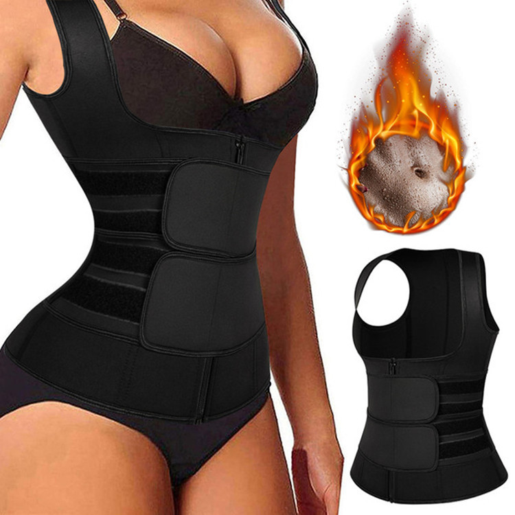 여성용 네오프렌 사우나 탑 체중 감량 지퍼 허리 트레이 - Sweat Waist Trainer Belt Neoprene 리뷰 및 가격