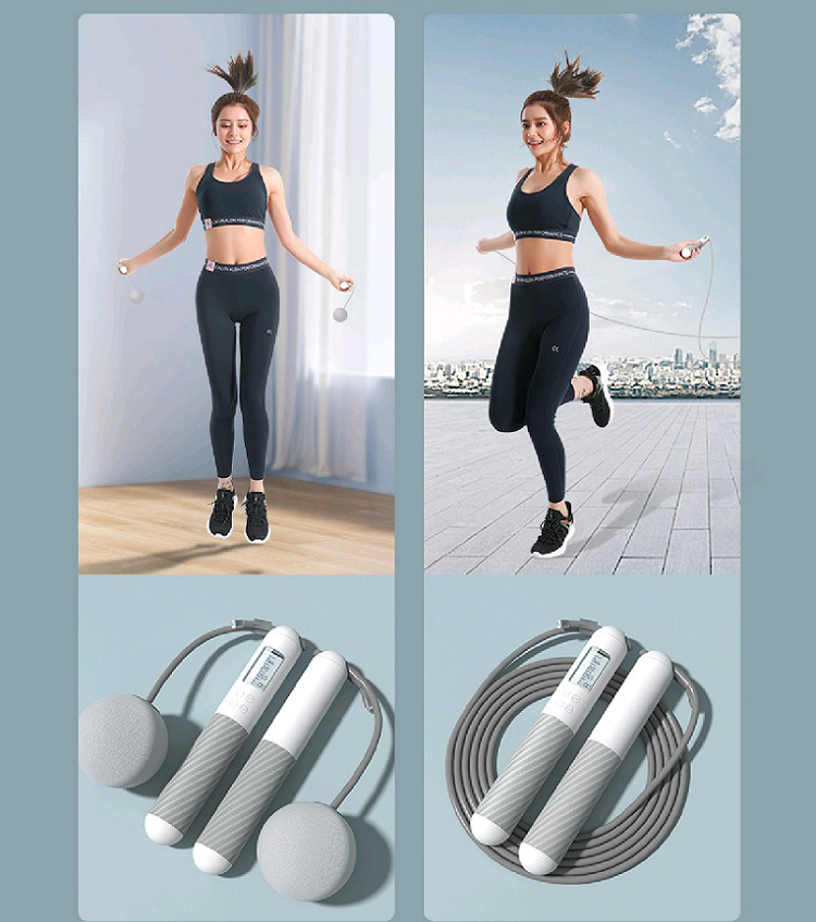 맞춤형 로고가 새겨진 전문가용 스마트 점프 로프, 속도 - Smart Jump Rope Digital Counter 리뷰 및 가격