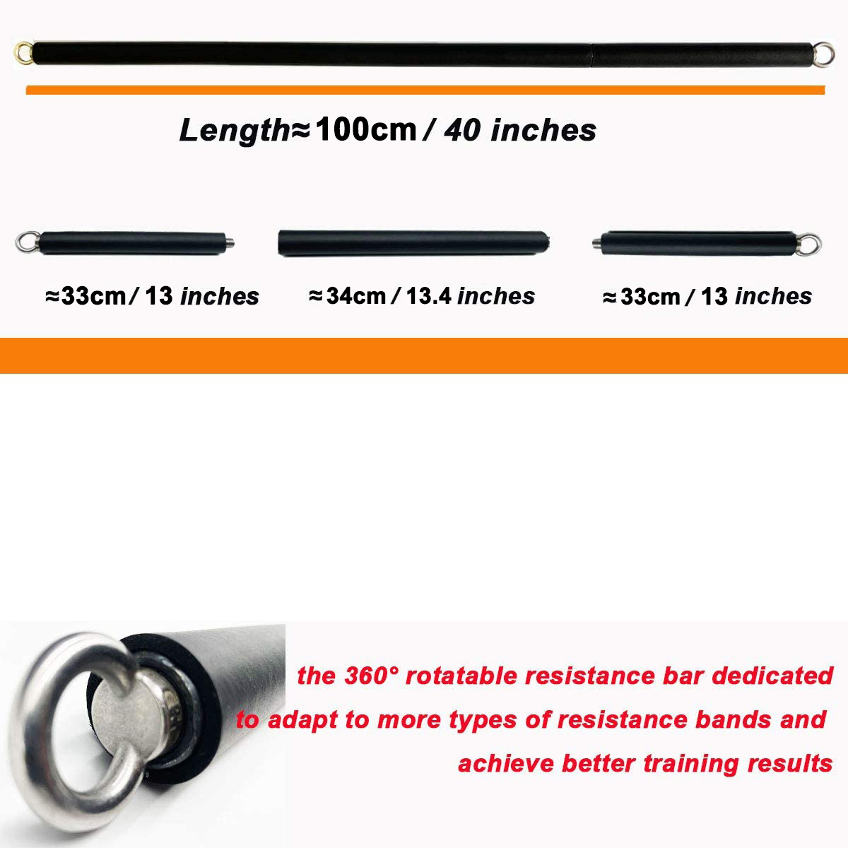 150lb 피트니스 부티 저항 탄성 밴드 운동 훈련 홈 - Pilates Bar Kit With Resistance Bands 리뷰 및 가격